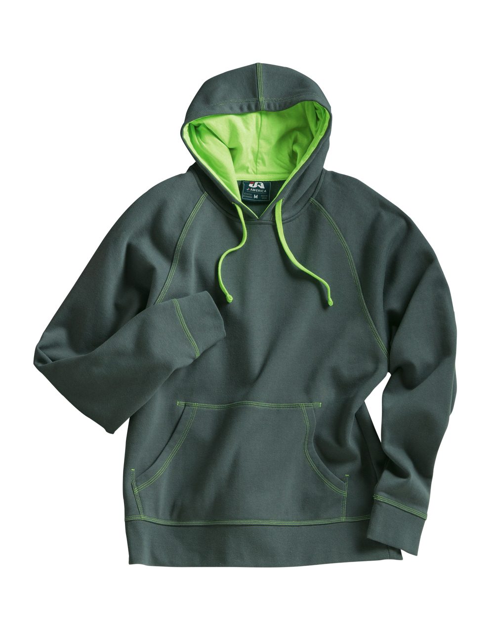 J. America Shadow Fleece Hooded Pullover Sweatshirt - 8883