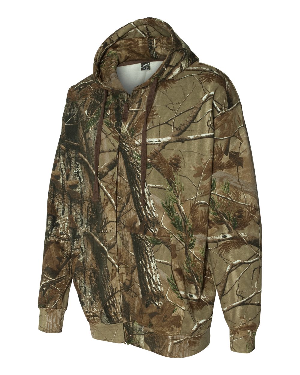 Code V Realtree® Hooded Full-Zip Sweatshirt - 3989