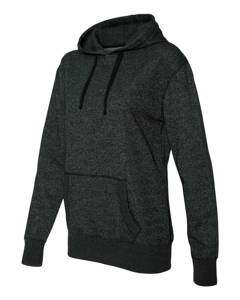 J. America Ladies' Glitter French Terry Hooded Pullover - 8860