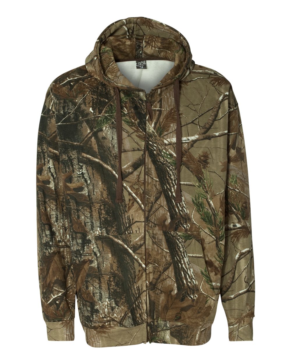 Code V Realtree® Hooded Full-Zip Sweatshirt - 3989