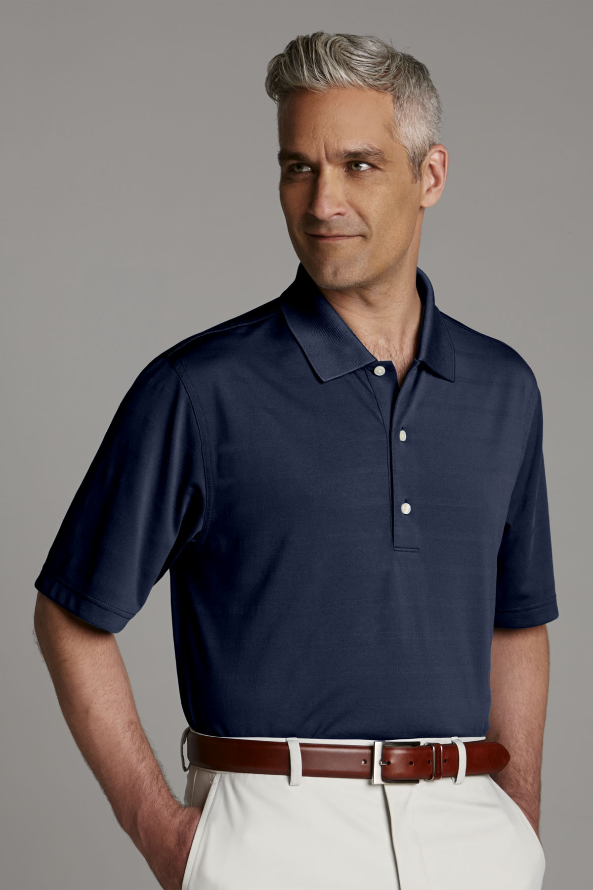 Greg Norman GNS4K758 - Play Dry® Textured Polo
