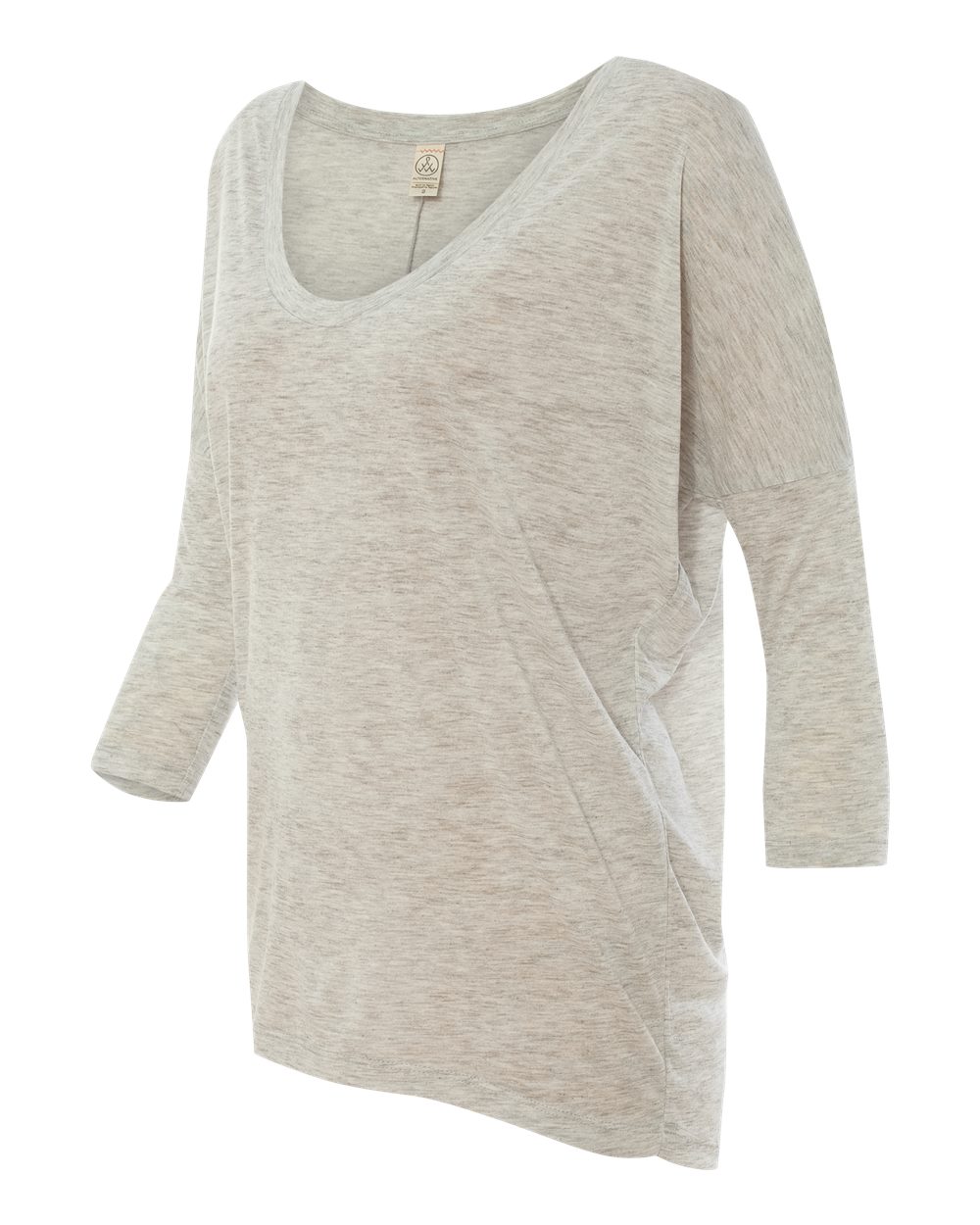 Alternative Ladies' Melange Burnout Long Sleeve Dolman T-Shirt - 2648