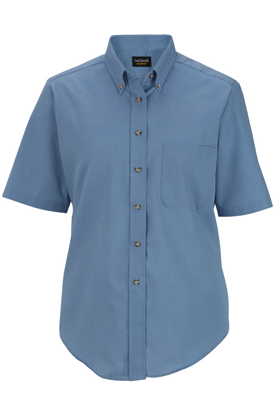 Edwards Garment 5230 - Women's Easy Care Short Sleeve Poplin Shirt $20. ...