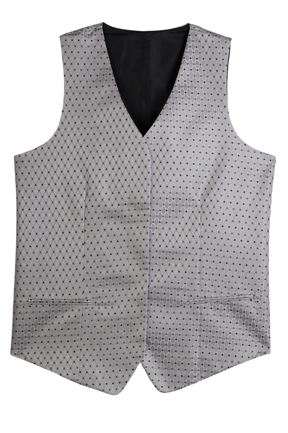 Edwards Garment 7497 - Ladies Fly Front Diamonds And Vest Dots