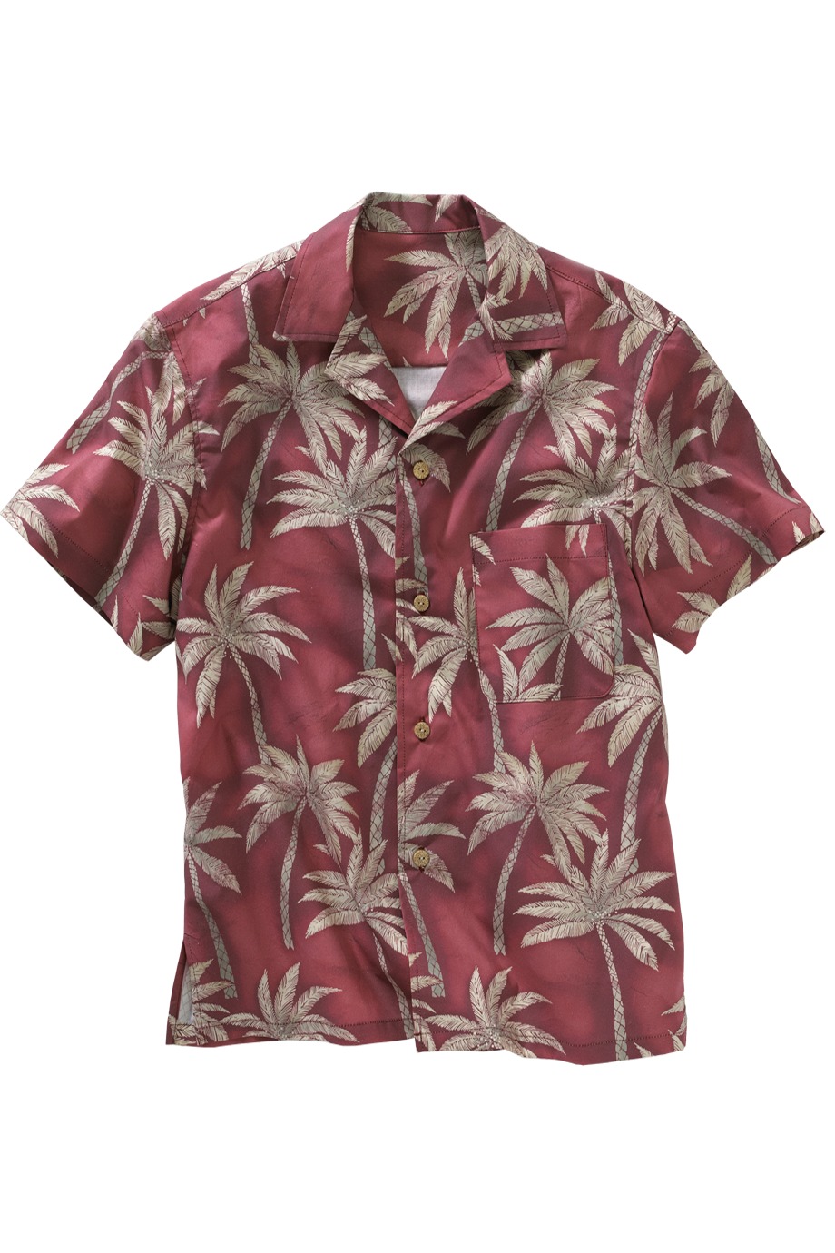 Edwards Garment 1034 - Palm Tree Camp Shirt