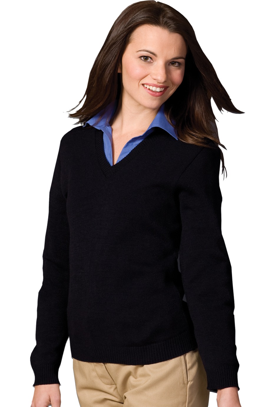 Edwards Garment 465 - Women's V-Neck Sweater