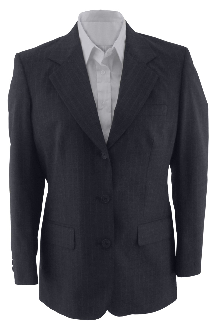 Edwards Garment 6660 - Women's Pinstripe Wool Blend Suit Coat