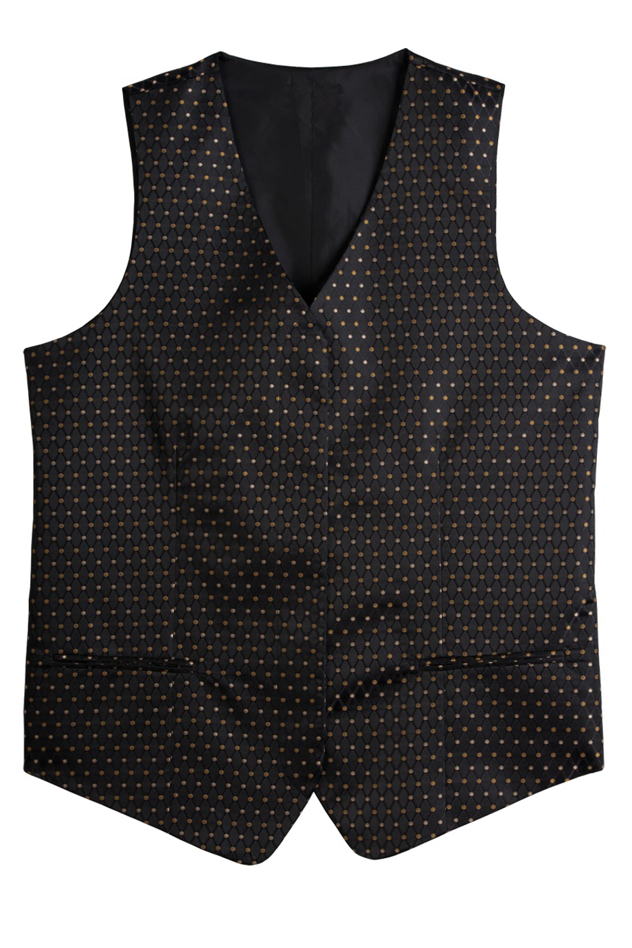 Edwards Garment 7497 - Ladies Fly Front Diamonds And Vest Dots