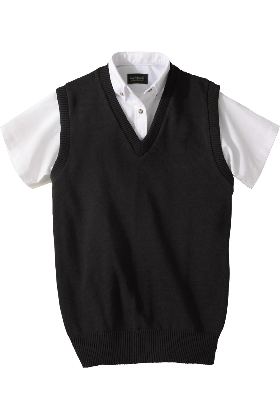 Edwards Garment 791 - Jersey Stitch V-Neck Vest