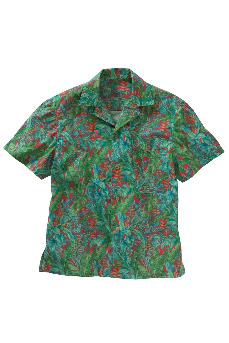 Edwards Garment 1032 - Tropical Leaf Camp Shirt