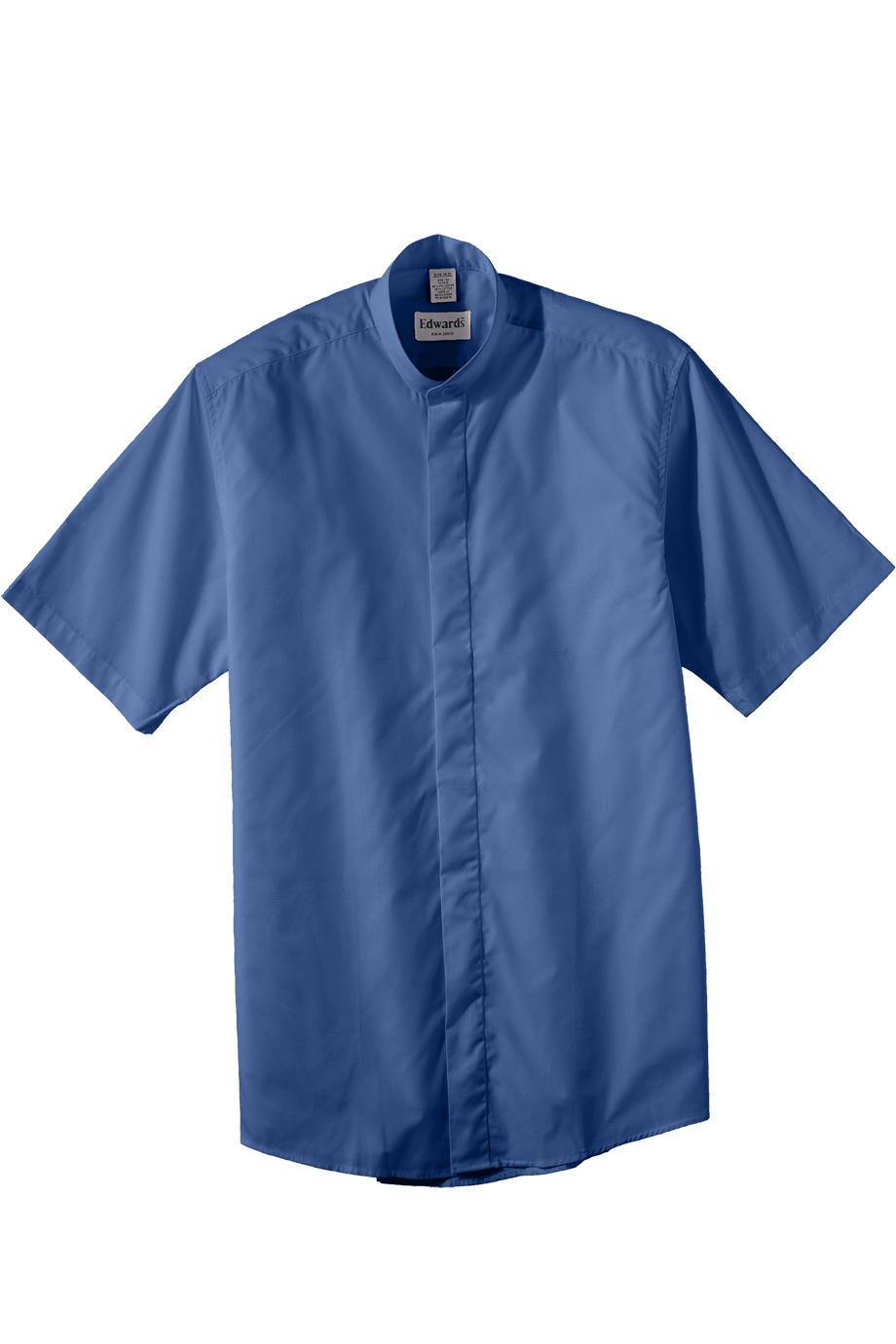 Edwards Garment 1346 - Men's Short Sleeve Banded Collar Shirt