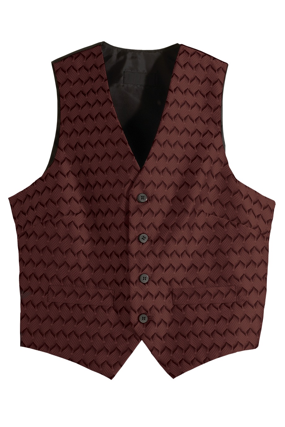 Edwards Garment 4391 - Men's Swirl Brocade Vest