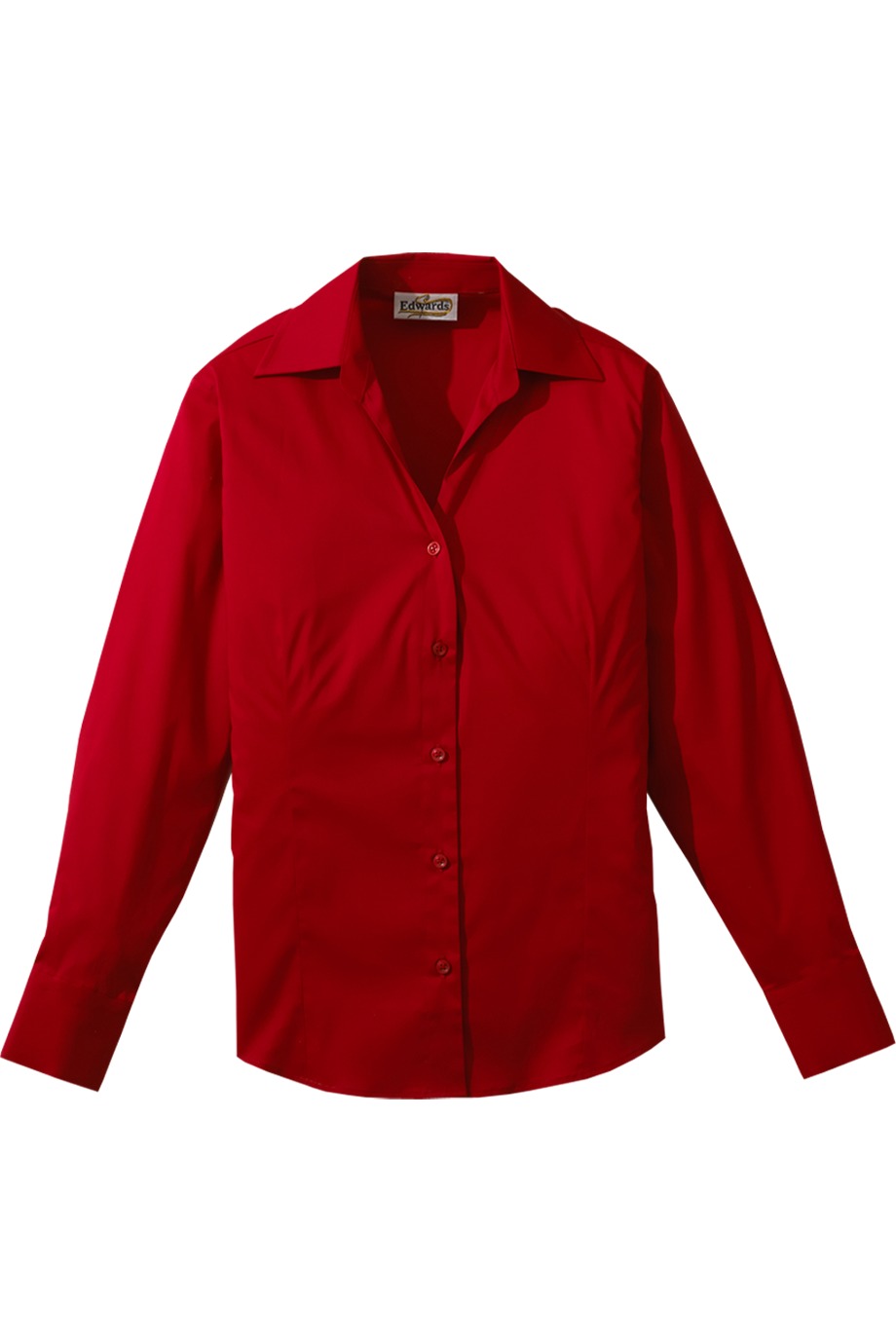 Edwards Garment 5034 - Women's Long Sleeve V-neck Tailored Stretch Blouse