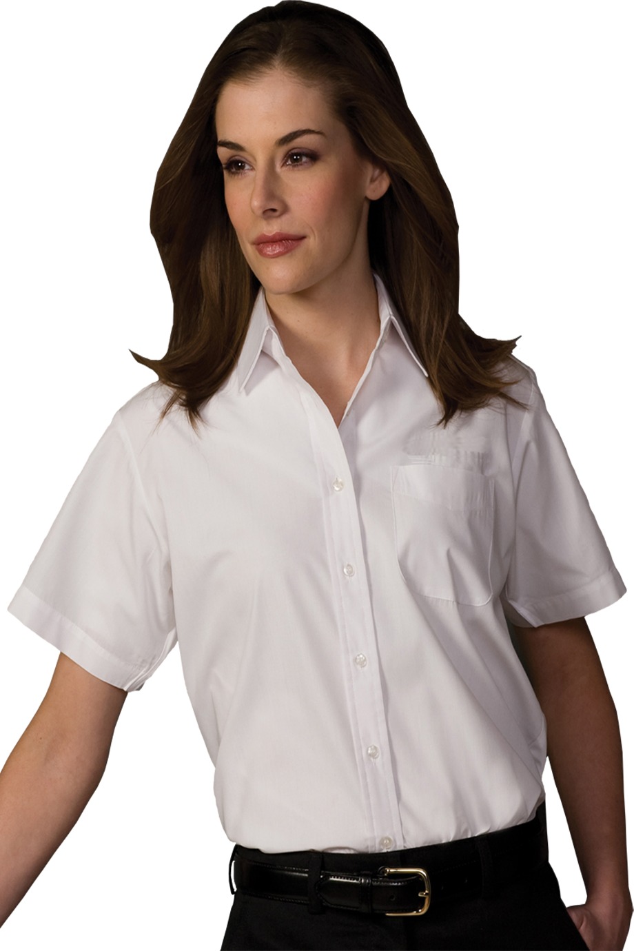 Edwards Garment 5313 - Women's Short Sleeve Value Broadcloth Shirt