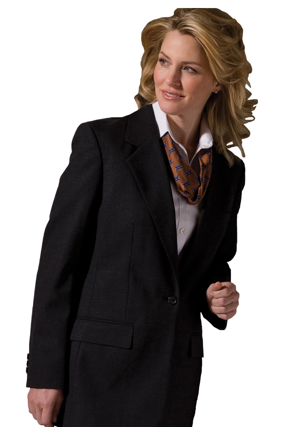 Edwards Garment 6680 - Women's Single Breasted Wool Blend Suit Coat