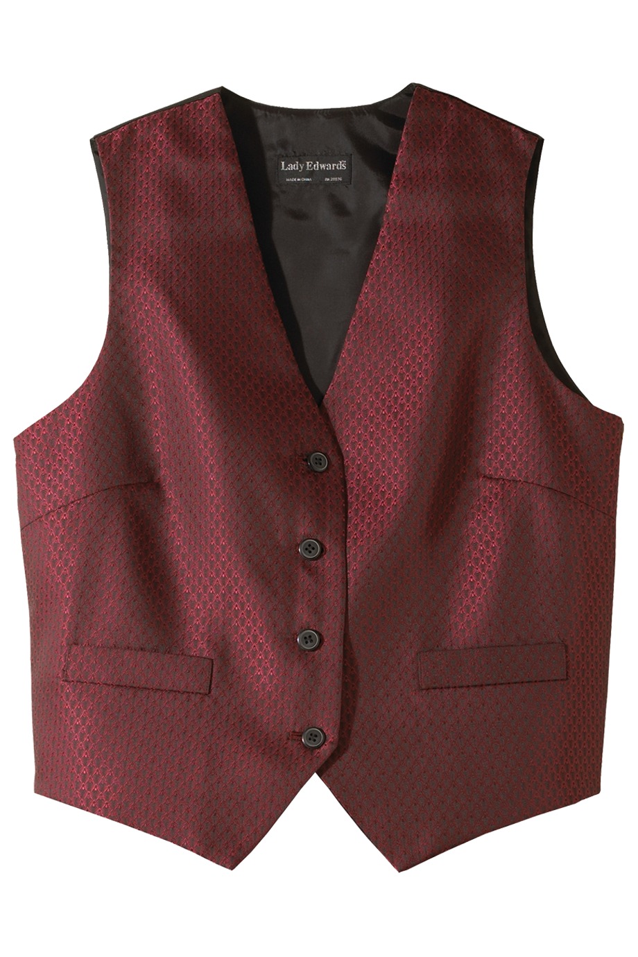 Edwards Garment 7390 - Women's Diamond Brocade Vest
