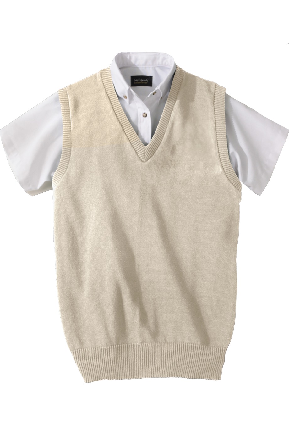 Edwards Garment 791 - Jersey Stitch V-Neck Vest