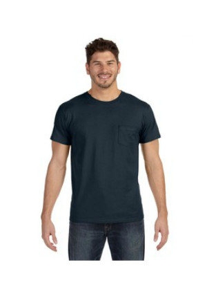 Hanes 498P - 4.5 oz., 100% Ringspun Cotton nano-T® T-Shirt with Pocket