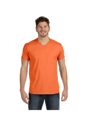 Hanes 498V - 4.5 oz., 100% Ringspun Cotton nano-T® V-Neck T-Shirt