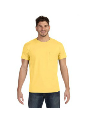 Hanes 498P - 4.5 oz., 100% Ringspun Cotton nano-T® T-Shirt with Pocket