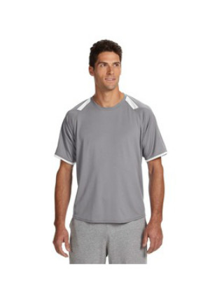 Russell Athletic 6B6DPM - Dri-Power® T-Shirt with Colorblock Inserts