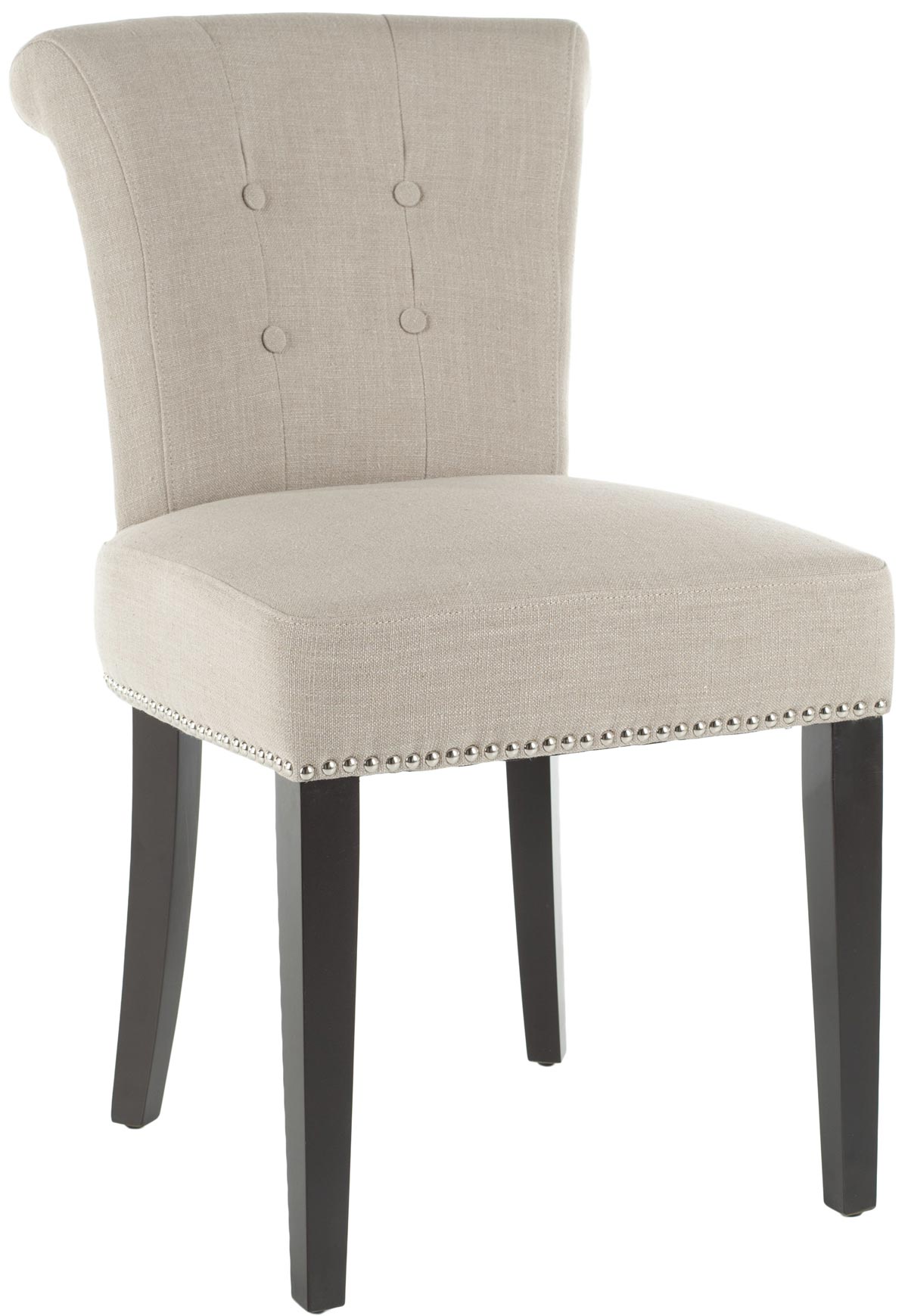 Safavieh - MCR4704A SINCLAIR DINING CHAIRS - BEIGE (SET OF TWO)
