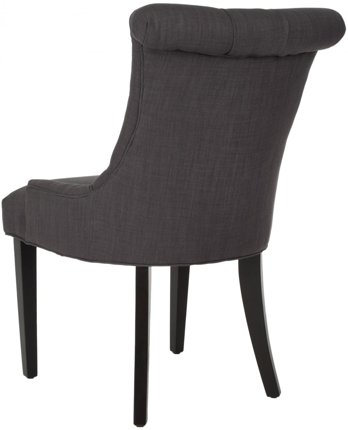 Safavieh - MCR4712D BOWIE SIDE CHAIRS - CHARCOAL (SET OF TWO)