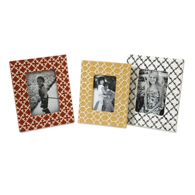 IMAX 69260-3 Peters Graphic Photo Frames - Set of 3