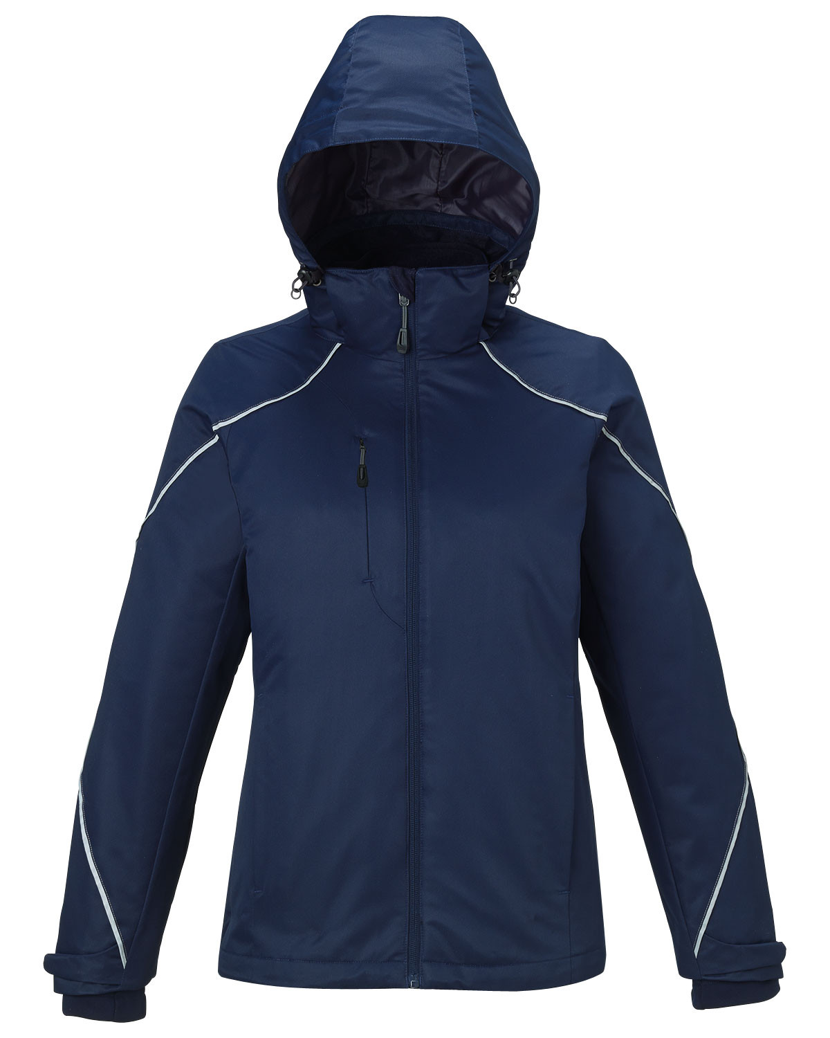 North End 78196 - Ladies' Angle 3-in-1 Jacket with Bonded Fleece Liner