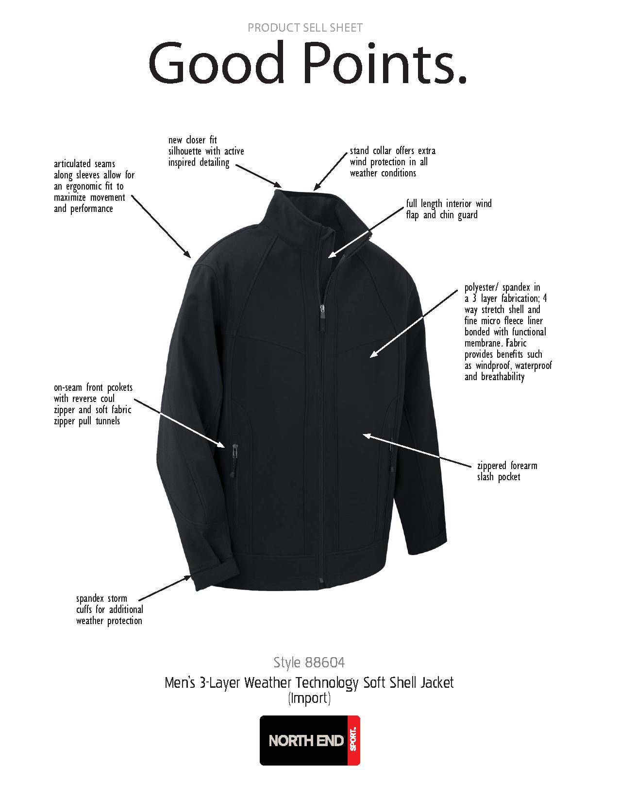 Ash City UTK 1 Warm.Logik 88604 - Men's 3-Layer Soft Shell Jacket