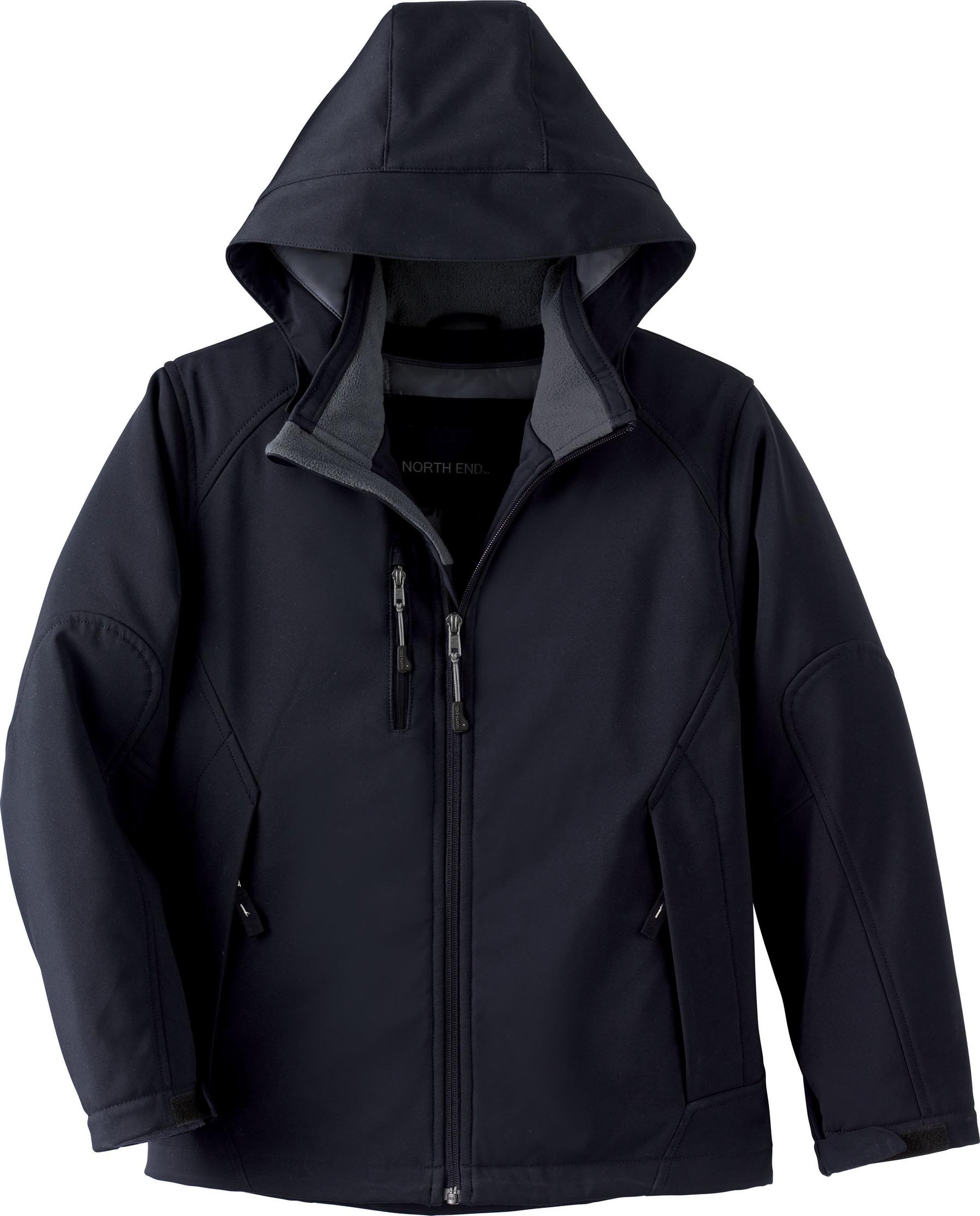 Ash City UTK 3 Warm.Logik 68010 - Glacier Youth Insulated Soft Shell Jacket With Detachable Hood