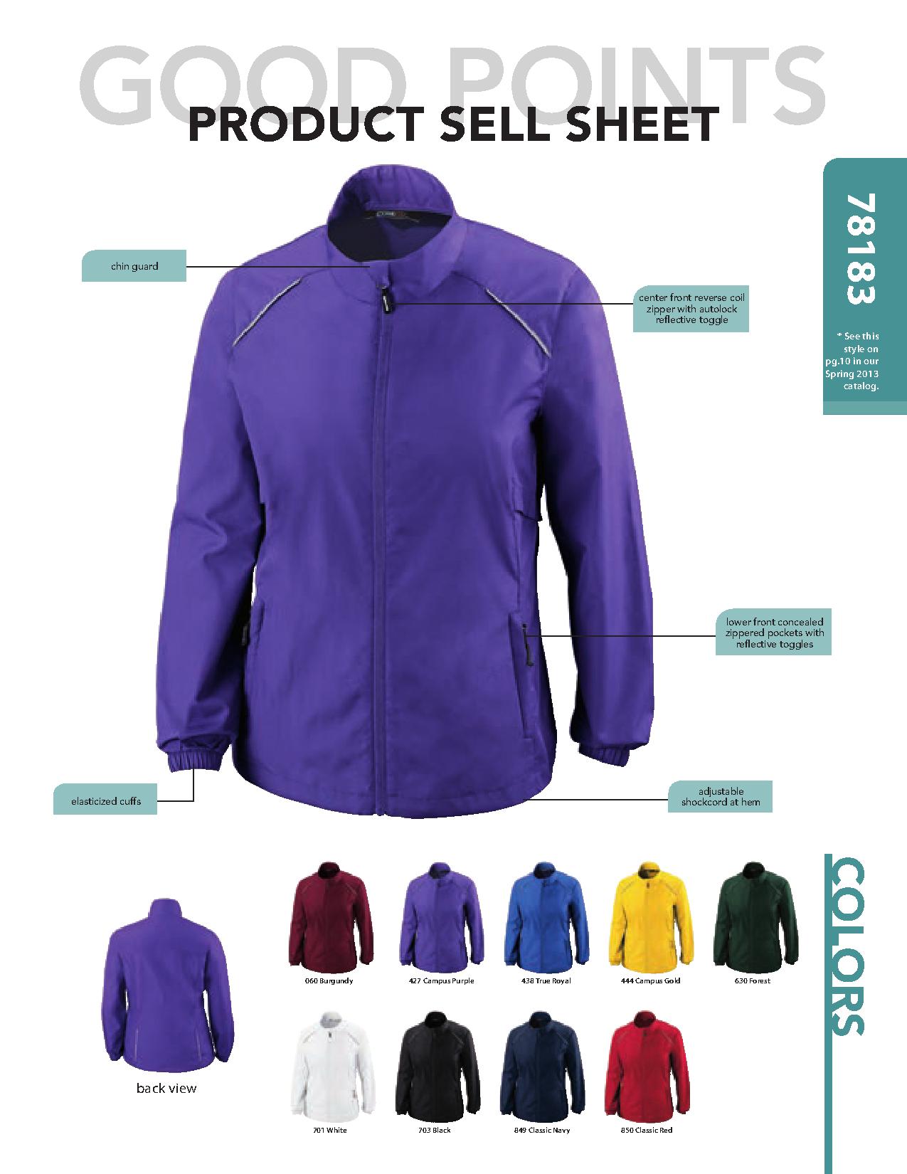 Core 365 78183 - Ladies' Motivate Unlined Lightweight Jacket