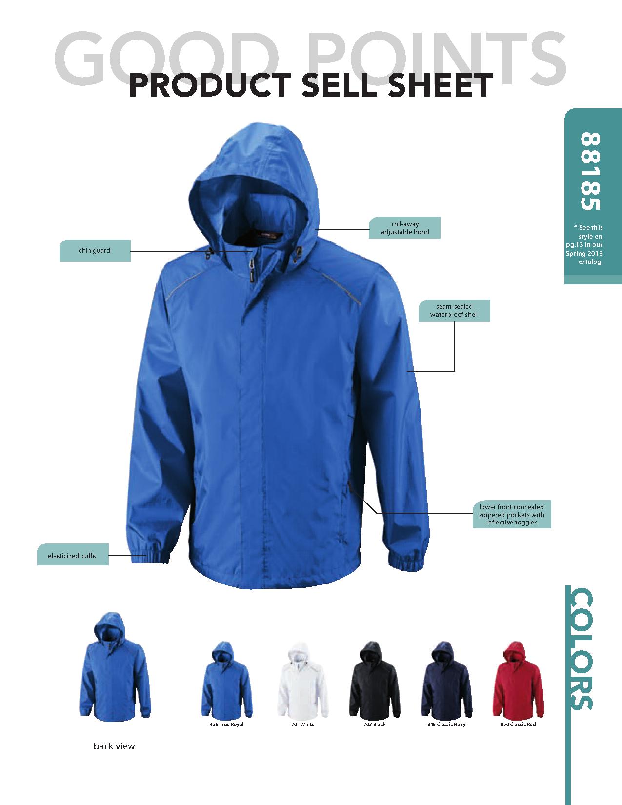 Core 365 88185 - Men's Climate Seam-Sealed Lightweight Variegated Ripstop Jacket