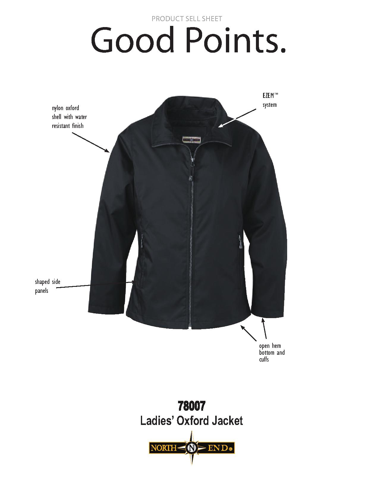 Ash City Lightweight 78007 - Ladies' Oxford Jacket