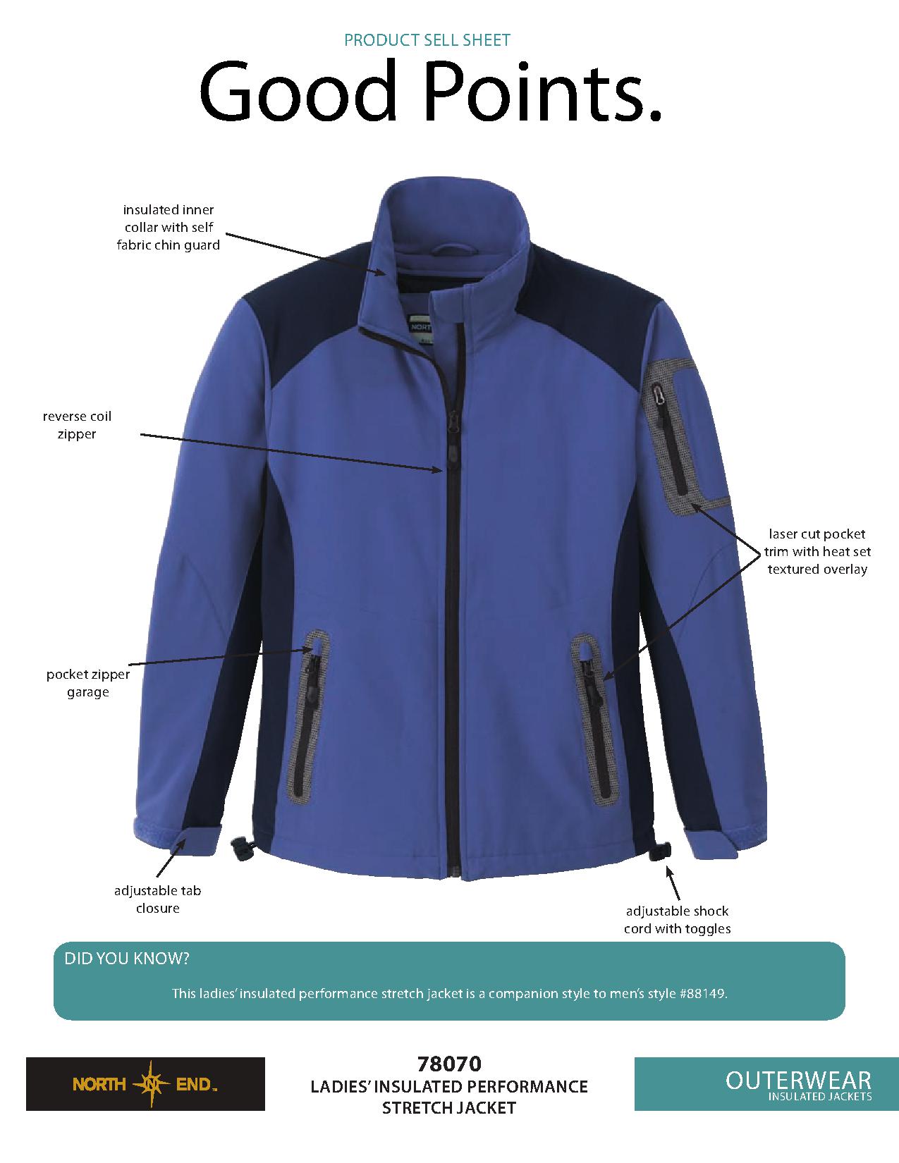 Ash City Performance Jackets 78070 - Ladies' Insulated Performance Stretch Jacket