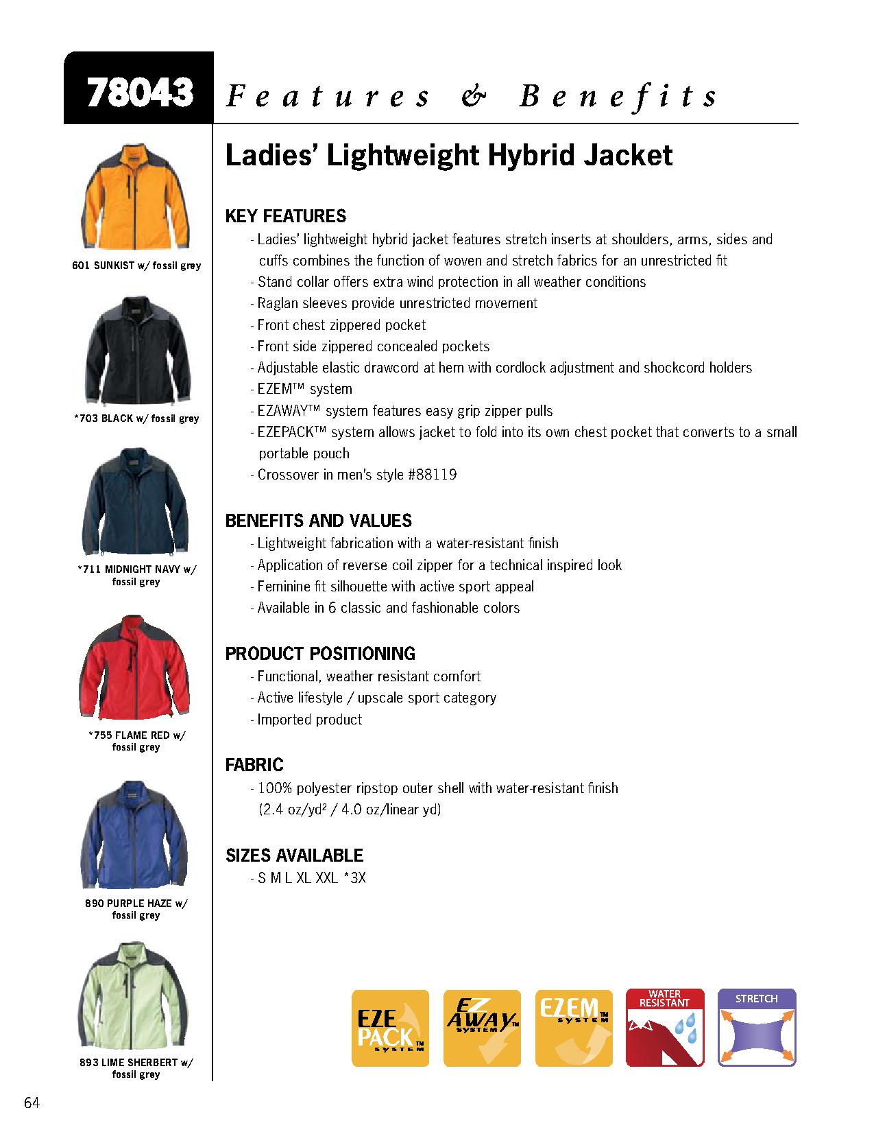 Ash City Lightweight 78043 - Ladies' Lightweight Hybrid Jacket