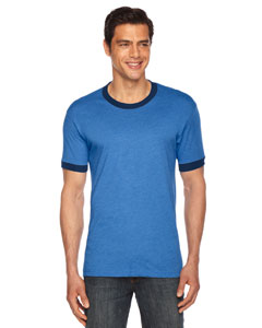 American Apparel - BB410  Unisex Poly-Cotton Short-Sleeve Ringer T-Shirt