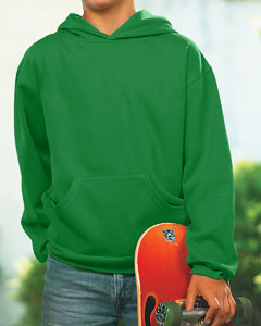 LAT Drop Ship - 2296 Youth Fleece Hooded Pullover Sweatshirt With Pouch Pocket
