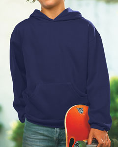 LAT Drop Ship - 2296 Youth Fleece Hooded Pullover Sweatshirt With Pouch Pocket