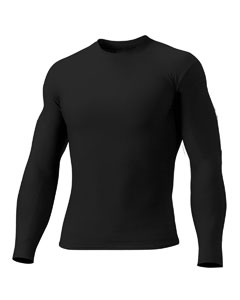 A4 Drop Ship - N3133 Adult Long Sleeve Compression Crew