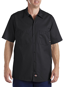 Dickies Drop Ship - LS307 Industrial Short-Sleeve Cotton Work Shirt