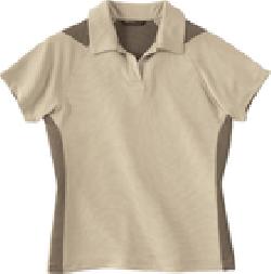 Ash City e.c.o Knits 78624 - Ladies' Performance polyester (from Bamboo Charcoal Nano-Particles) Two-Tone Jacquard Polo