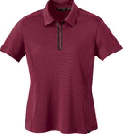 Ash City e.c.o Knits 78629 - Ladies' Recycled Polyester/Performance Polyester (from Bamboo Charcoal Nano-Particles) Zipped Polo