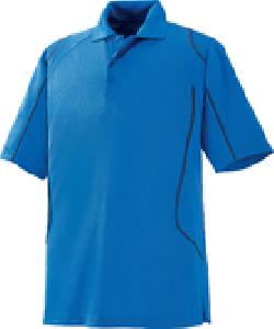 Ash City Eperformance 85107 - Velocity Men's Snag Protection Color-Block Polo Wit Piping