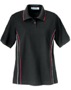 Ash City Jersey 75018 - Ladies' Jersey Golf With Fine Contrast Piping On Side Panels