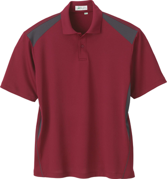 Ash City e.c.o Knits 85091 - Men's Recycled Polyester Performance Honeycomb Color Block Polo