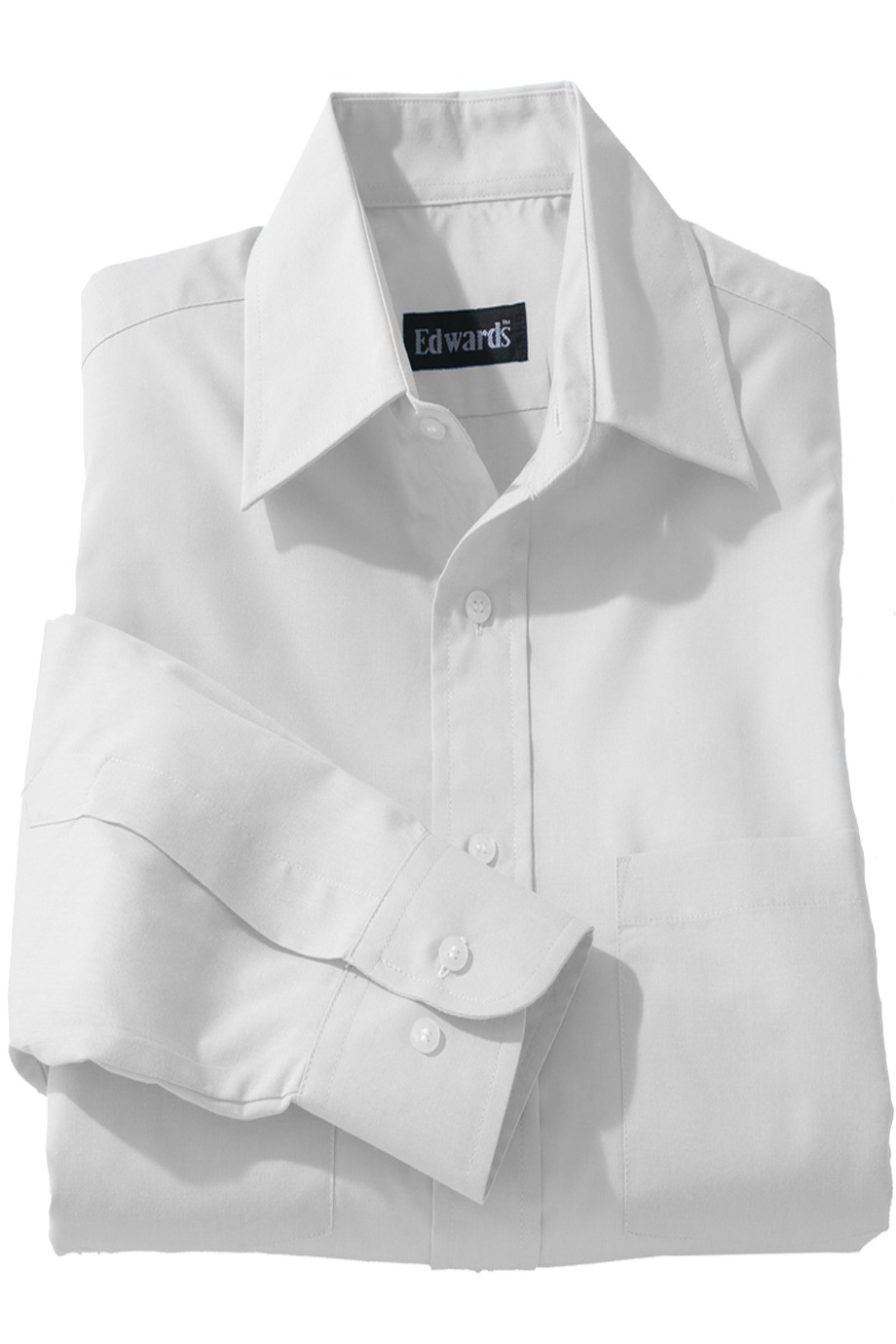Edwards Garment 1160 - Men's Traditional Long Sleeve Broadcloth Shirt