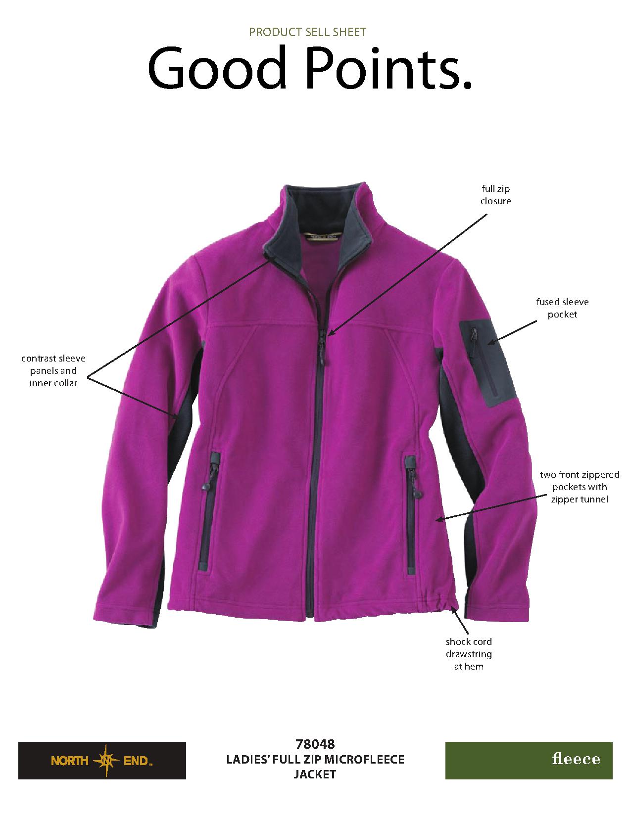 North End 78048 - Ladies' Full-Zip Microfleece Jacket