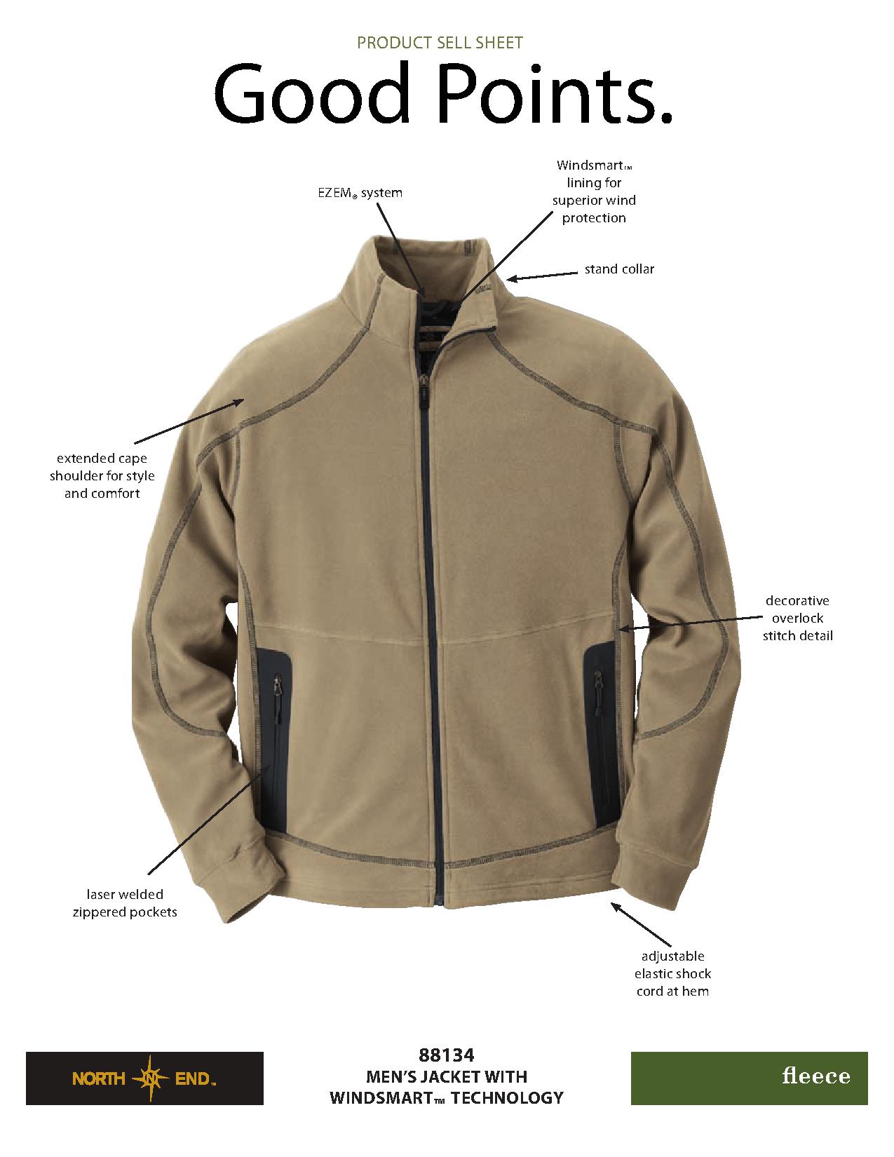 Ash City Microfleece 88134 - Men's Jacket With Windsmarttm Technology