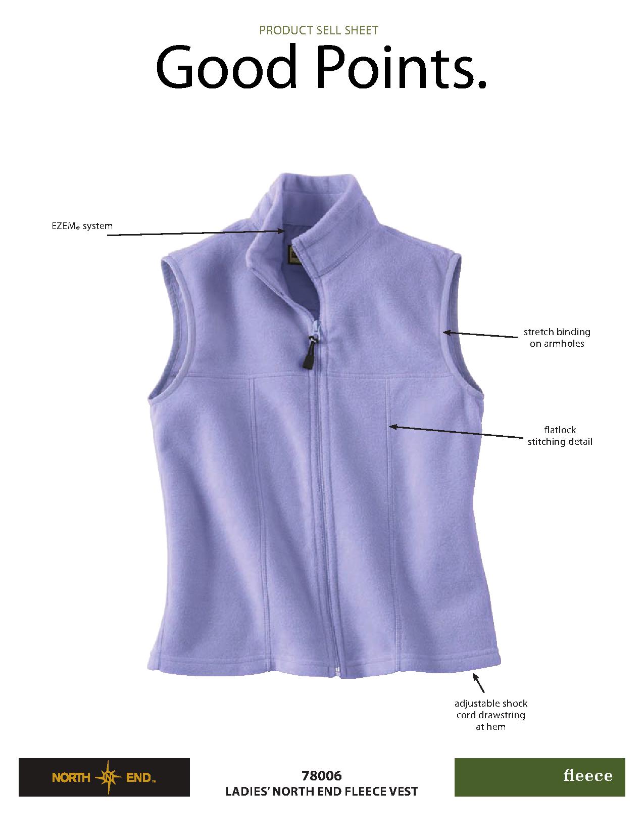 Ash City Poly Fleece 78006 - Ladies' Fleece Vest